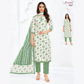 Pranjul Cotton Straight Pant Salwar Suit - P2667